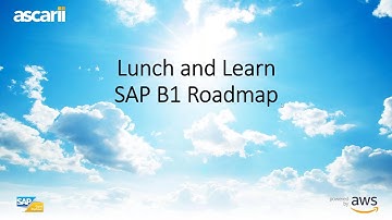Lunch Learn Webinar   SAP Business One Roadmap Apr25