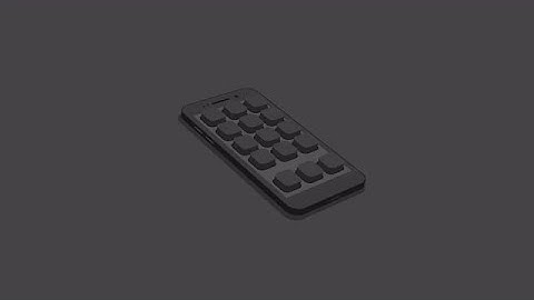 Smartphone App Icons Set Stock Motion Graphics