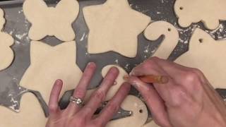 No Bake Salt Dough Ornaments