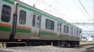 [FHD]E217系　湘南色　F03+F53編成　小田原駅到着