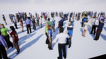 UE4 - Population System (Talking People)