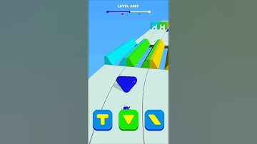 Blob Shifter 3D Level 2487 | Cubic Gaming #shorts #youtubeshorts #gaming