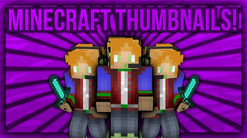 How To: Create A Minecraft Thumbnail With Characters! (Using Gimp 2!)