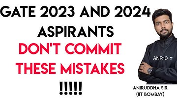gate 2023 preparation strategy // Aniruddha Sir IIT BOMBAY @TheCivilGuruji #gate2023 @PlanetGATE