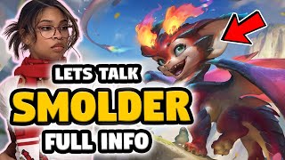 Smolder EXCLUSIVE Full Interactions, LORE, + Ability Rundown with Dev Q&A // League of Legends