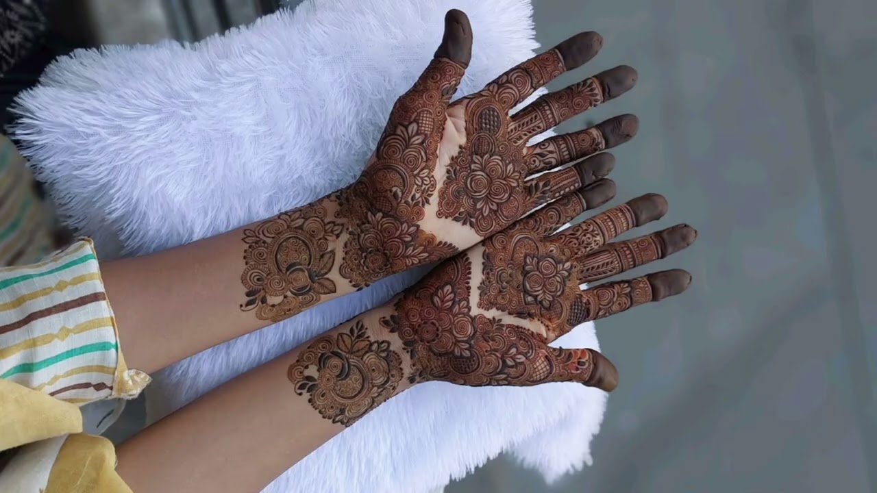 Bardl mahndi design winding design 