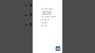 Powers simplifying selective entry test.🔥 #maths #mathematics #mathstricks #math #algebra #exam