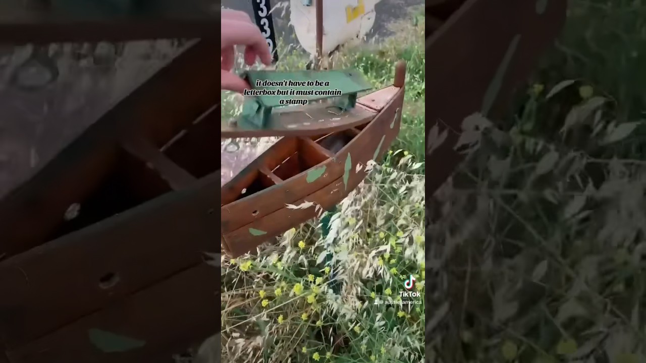 Letterbox Geocaching. It doesn’t need to be an actual letterbox, just contain a stamp. 