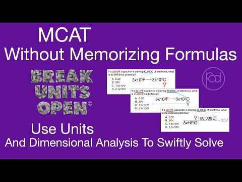 MCAT Without Memorizing