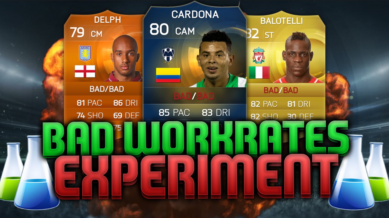 BAD WORKRATES EXPERIMENT!!! FIFA 15 ULTIMATE TEAM