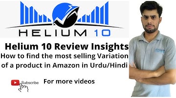 helium 10 review insights | review insights helium 10 | Most selling variation on Amazon Tutorial# 4