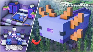 ⛏️ Учебник по Minecraft :: 💙 Симпатичный синий домик аксолотля
