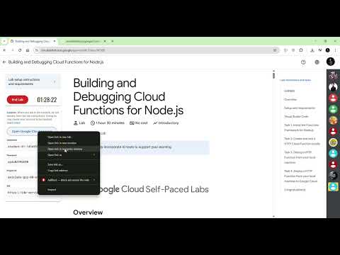 Building and Debugging Cloud Functions for Node js