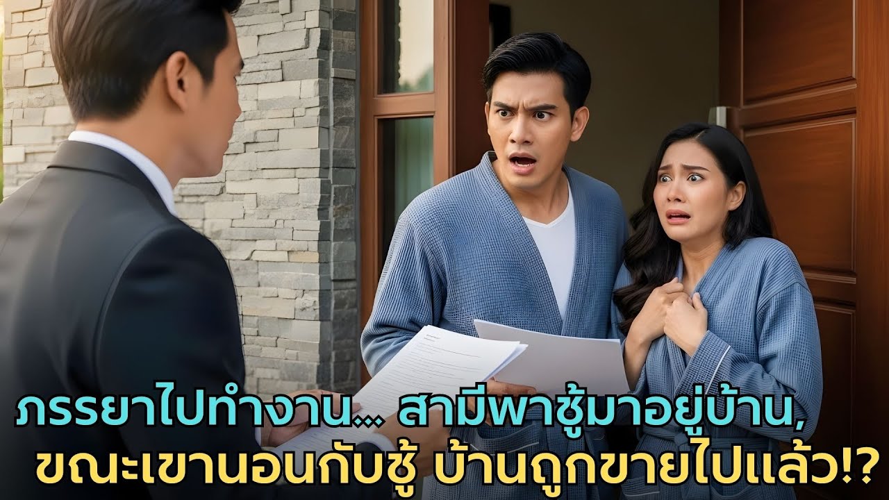 ภรรยาไปทำงานต่างจังหวัด สามีพาชู้เข้าบ้าน… แต่เช้าวันต่อมา บ้านถูกขายไปแล้ว! |ดราม่านอกใจ
