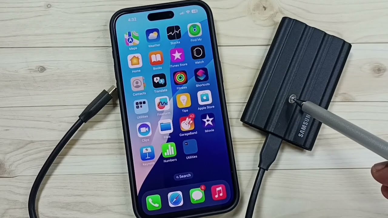 iPhone 16/16 Pro Max | How to Format Samsung T7 SSD Using iPhone