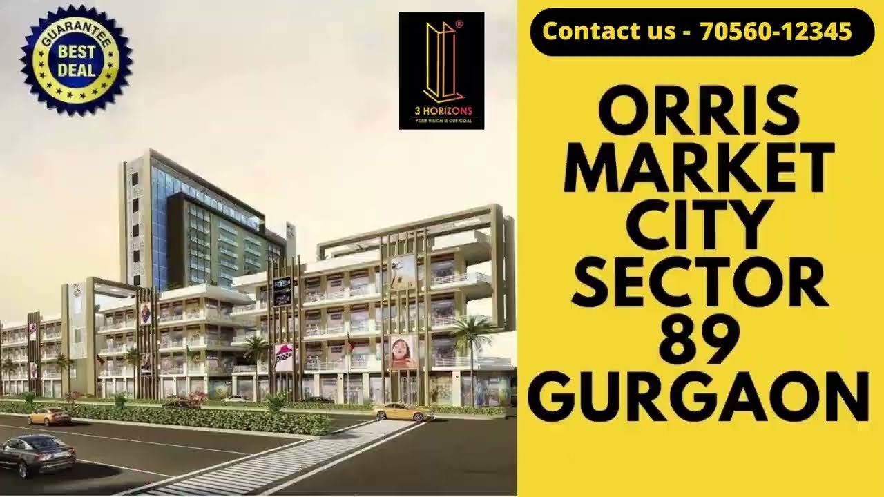 Orris Market 89, Sector 89  New Gurgaon 📞70560-12345  | Commercial Shops & Service Apartments
