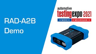 Rad-A2B Analog Devices Automotive Audio Bus A2B Demo At Automotive Testing Expo Novi 2021