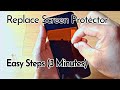 Replace Screen Protector with Easy Steps | How To