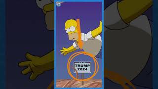 The Simpsons Predicted Trump Running in 2024!? #shorts