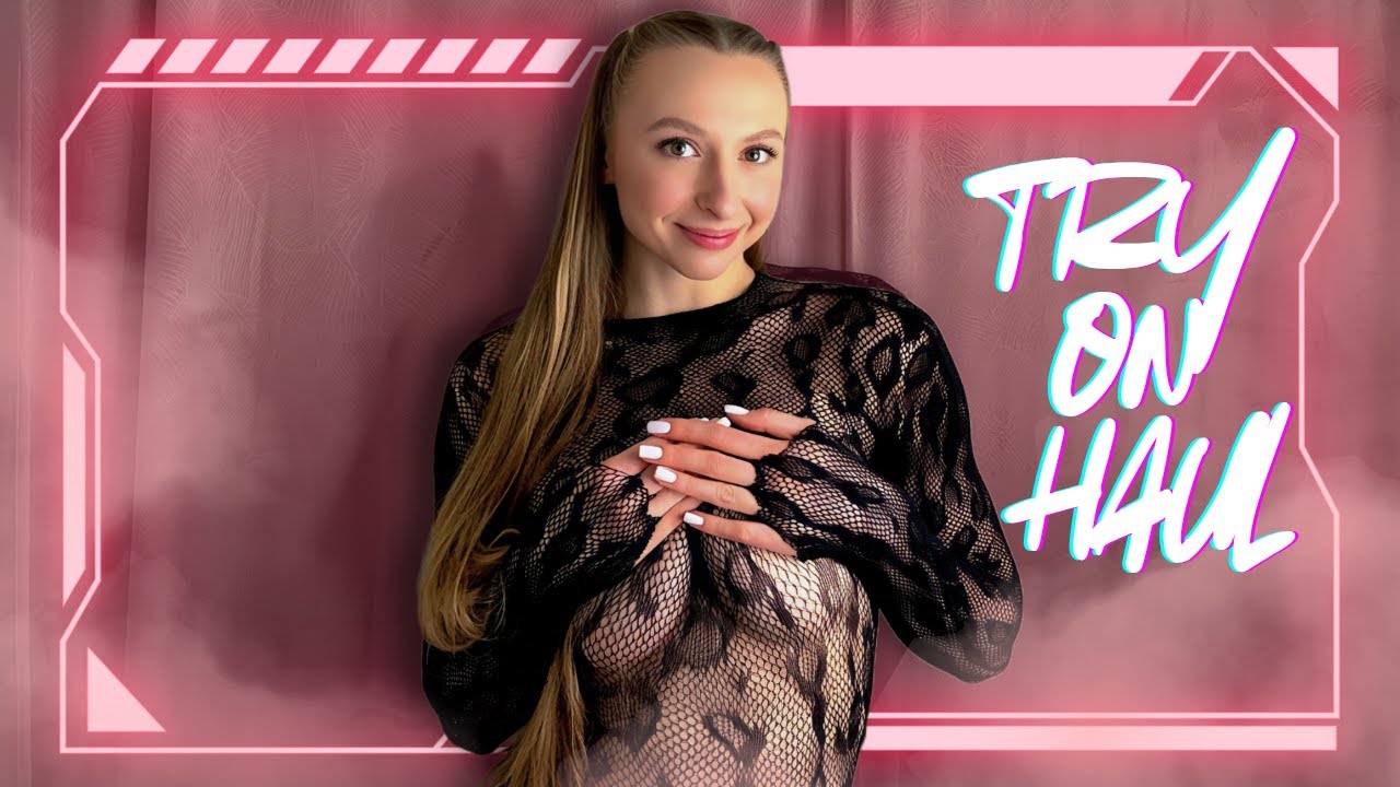 [4K] Clean With Me | Transparent Black Outfit Try On Haul & Cleaning Routine