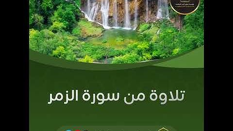 تلاوة من سورة الزمر