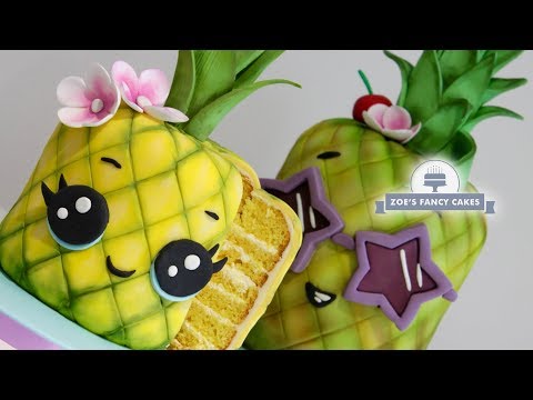 How to make a pineapple cake Kawaii fruit cakes