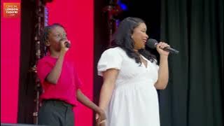 MJ The Musical performed 'I'll Be There' at West End Live in London