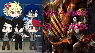 MHA / Class 1A react to Kratos | God of War