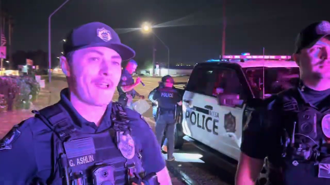 Профайл полиции Месы, упомянута запись с камер. Полицейские обучены.