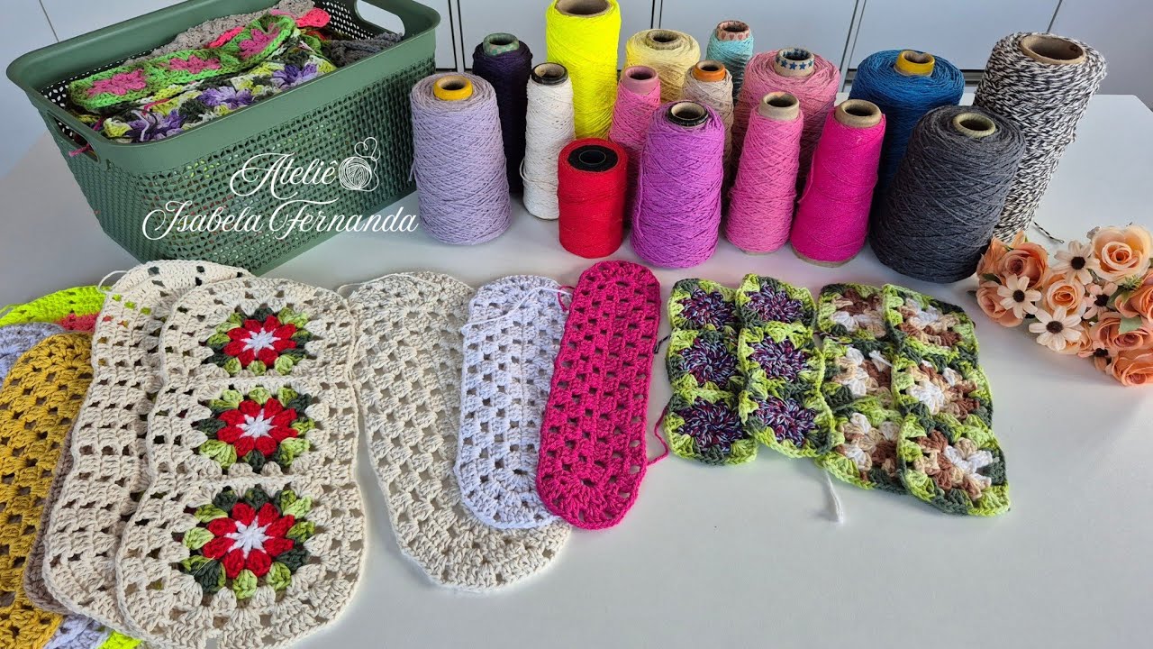 Esse tapete é o mais vendido do meu ateliê ✅️ Finalizei mais uma encomenda graças a Deus 🙌 