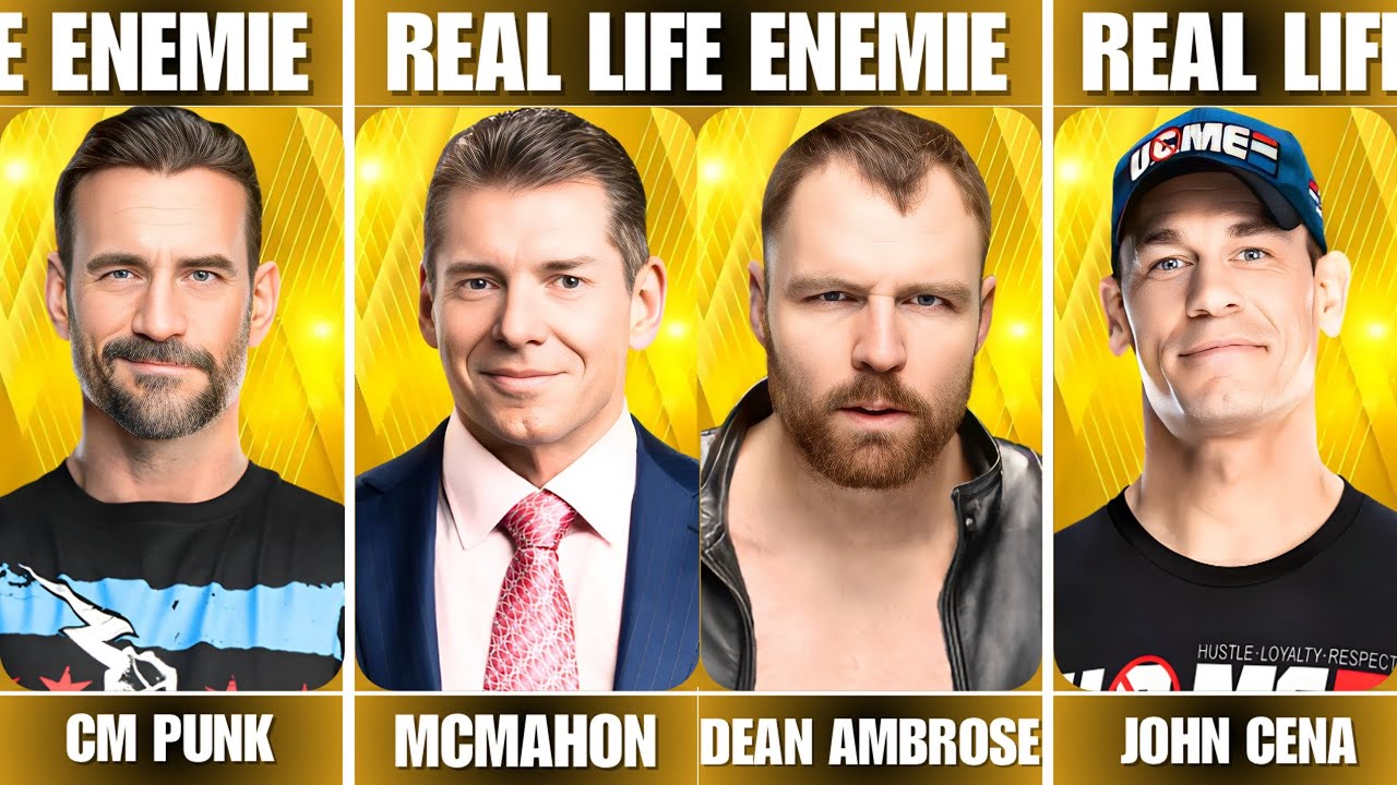 WWE  Superstars And Their Real Life Enemies | wrestlinginc