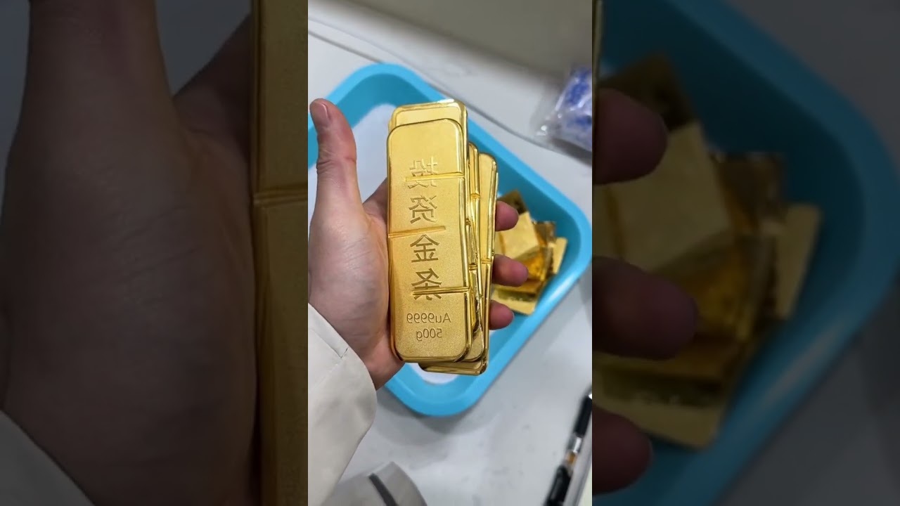 To check the authenticity of a gold bar, just cut it open.
