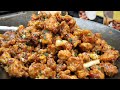 망원시장 닭강정 - 교동닭강정  , タッカンジョン, Sweet and sour chicken - Korean street food