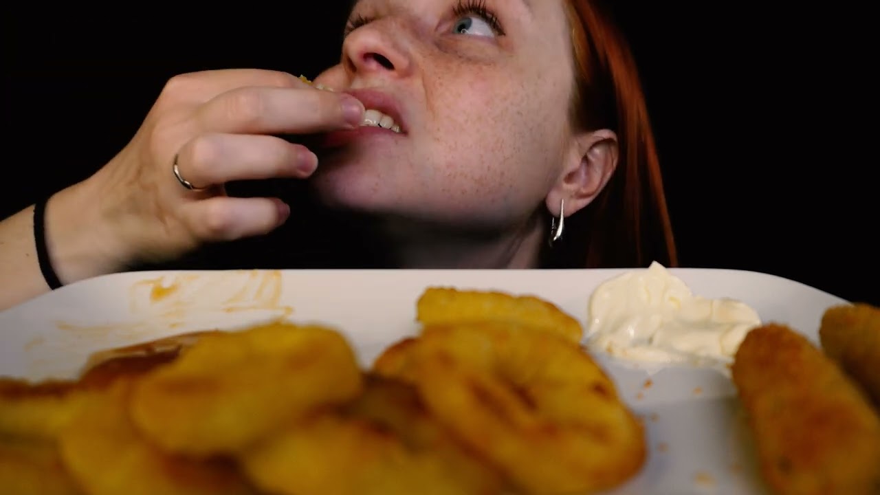 Would you try fried squid? MUKBANG