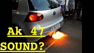 VW Golf R32 & Others Exhaust Sound compilation BAM! BAM! BAM!