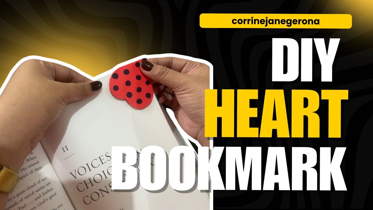 DIY Heart Bookmark
