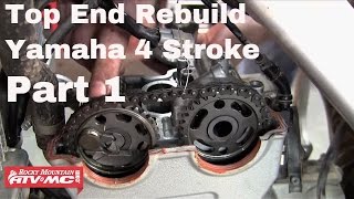 Motorcycle Top End Rebuild on Yamaha Four Stroke (Part 1 of 2)