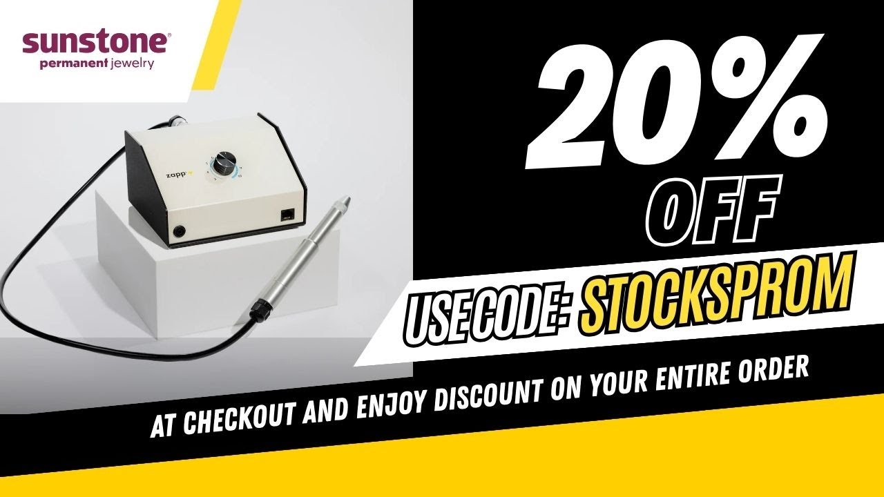 Sunstone Permanent Jewelry Tools Discount Code | Save 20% with STOCKSPROM!