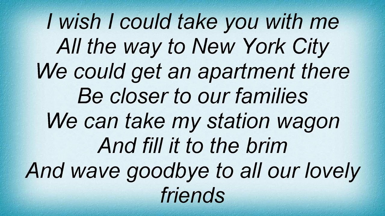 Rosie Thomas All The Way To New York City Lyrics YouTube