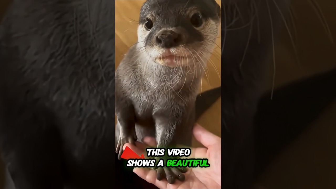 A kind couple rescued an abandoned otter baby while swimming, and then this happened...