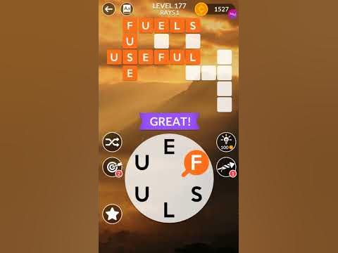 Wordscapes Level 177 - YouTube
