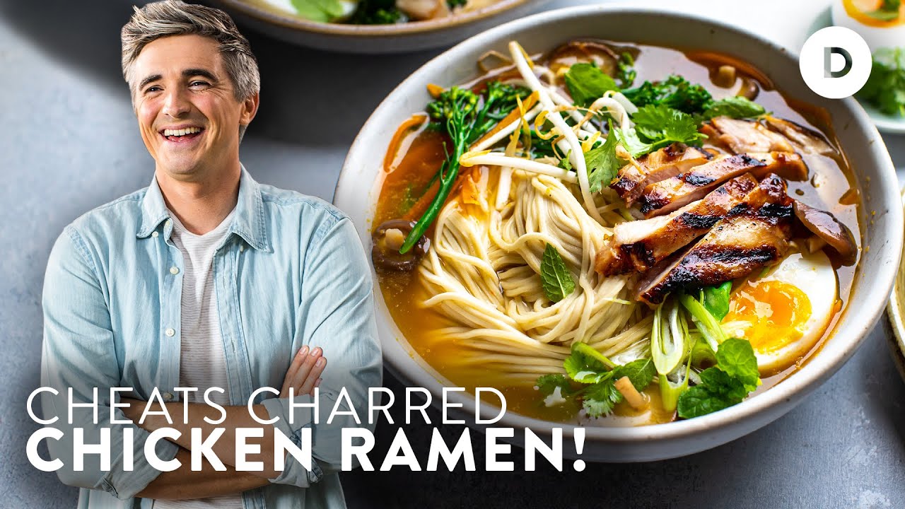 Действительно хороший рамен, приготовление которого занимает меньше 30 МИНУТ? | CHEAT'S CHICKEN R...