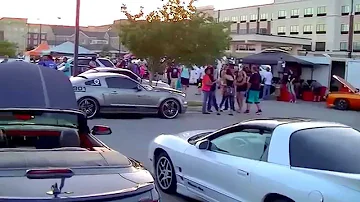 STREET CAR TAKEOVER OKC MEET AT TWIN PEAKS 2K14 CAMMED CORVETTE MUSTANG