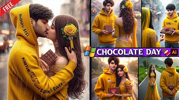 Create 3D Ai Happy chocolate day | imagecreator 2025 | happy chocolate day bing edit