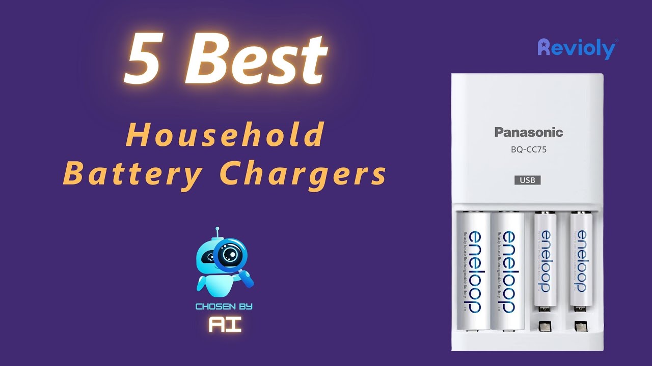 5 Best Household Battery Chargers Chosen by AI _ 2023 _ Revioly's Best