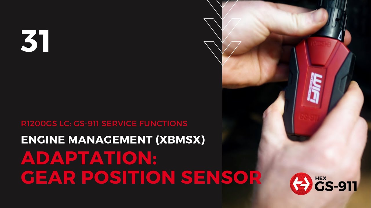 31 R1200GS LC GS911 Engine Management Adaptation Gear Position