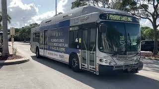 Broward County Transit Bus 5 Departure Pembroke Lakes Mall 2013 NABI 40-LFW GEN III