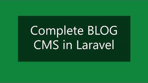 How to Make a Complete Blog CMS in Laravel | Part 8: Editing Posts with Featured Image