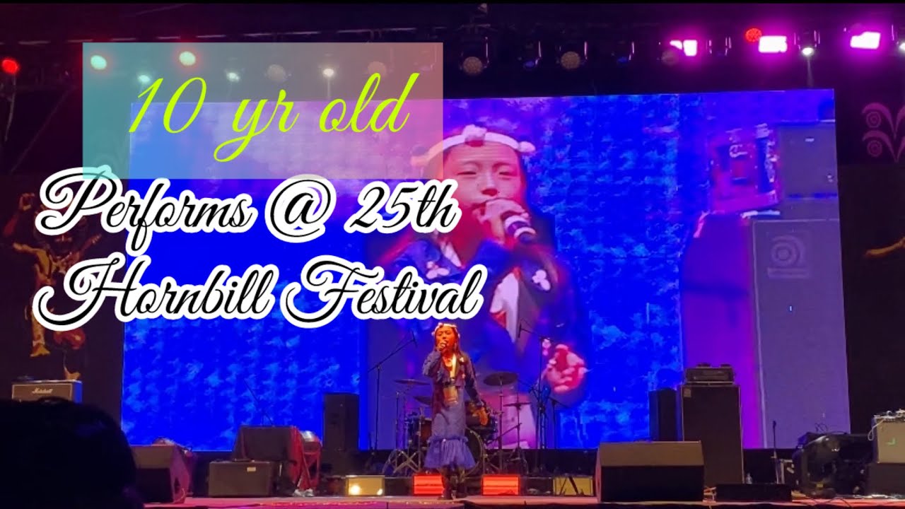 Youngest performer at 25th Hornbill Festival 2024|| Ms. Atusa Katiry || 10 yr old|