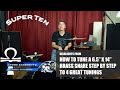 How to tune a brass snare drum to 4 great tunings  feat the rogers 65 x 14 super ten